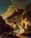 Roos Philipp Peter Landscape with a Waterfall  - Hermitage